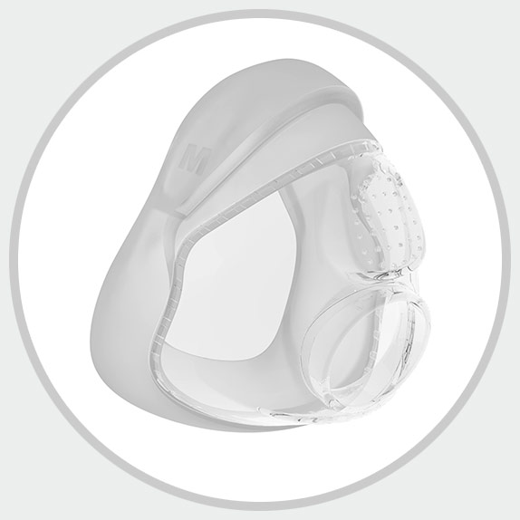 F&P Simplus Full Face Mask seal designed for comfort